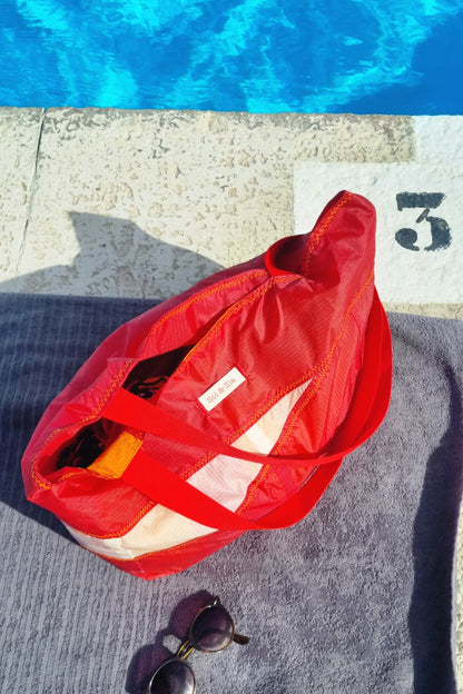 SAC CABAS femme en aile de parapente recyclée Taille L
