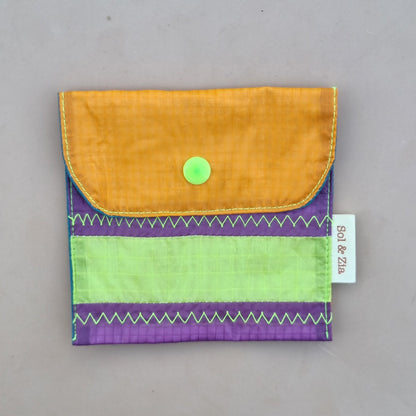 Etui savon jaune violet vert