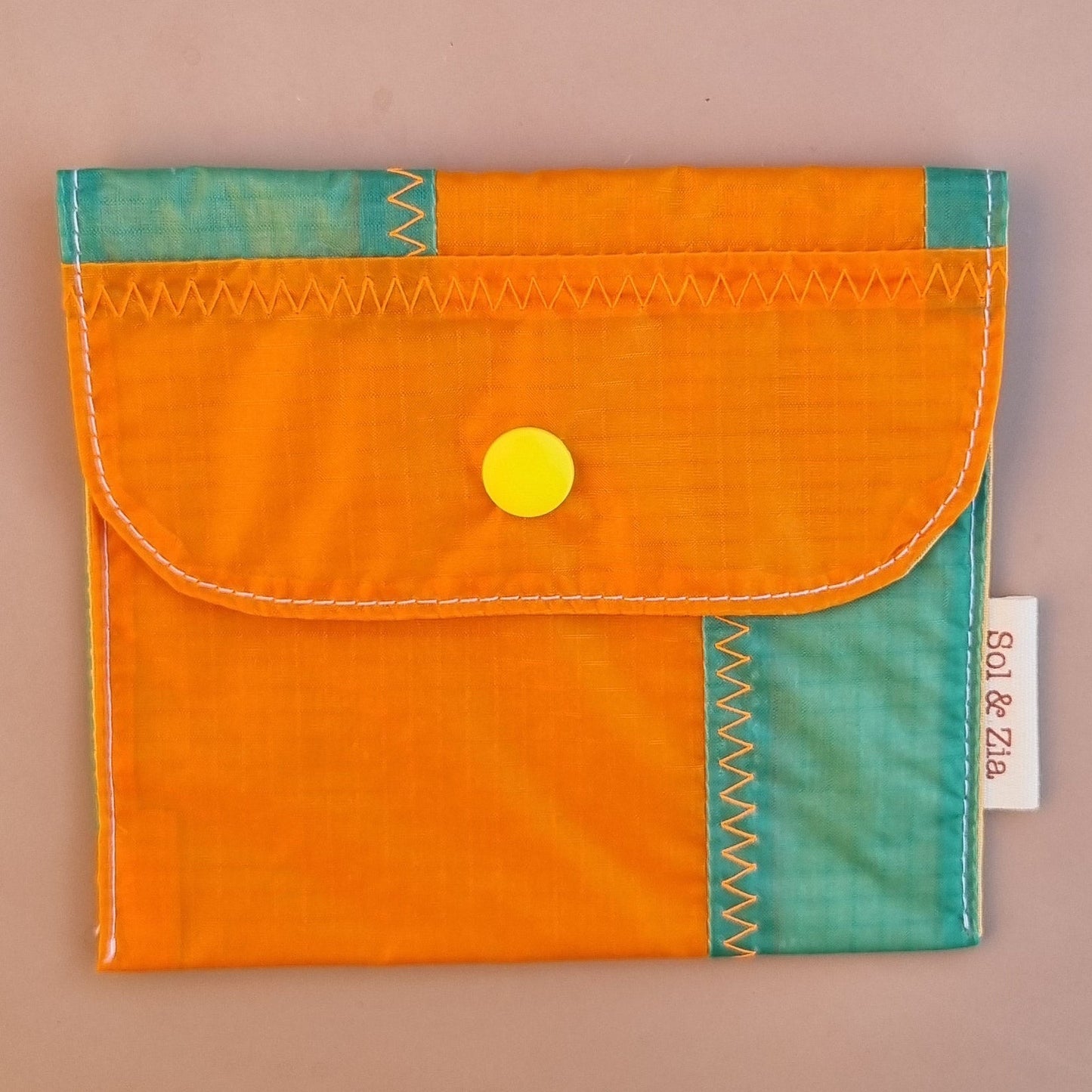 Etui savon orange vert