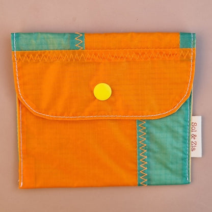 Etui savon orange vert