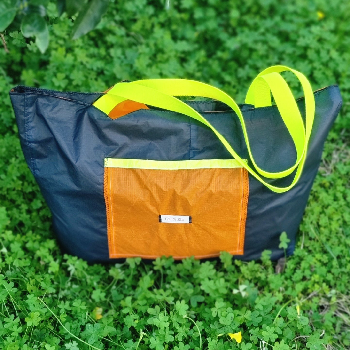 Grand Sac cabas en aile de parapente upcyclée taille XL