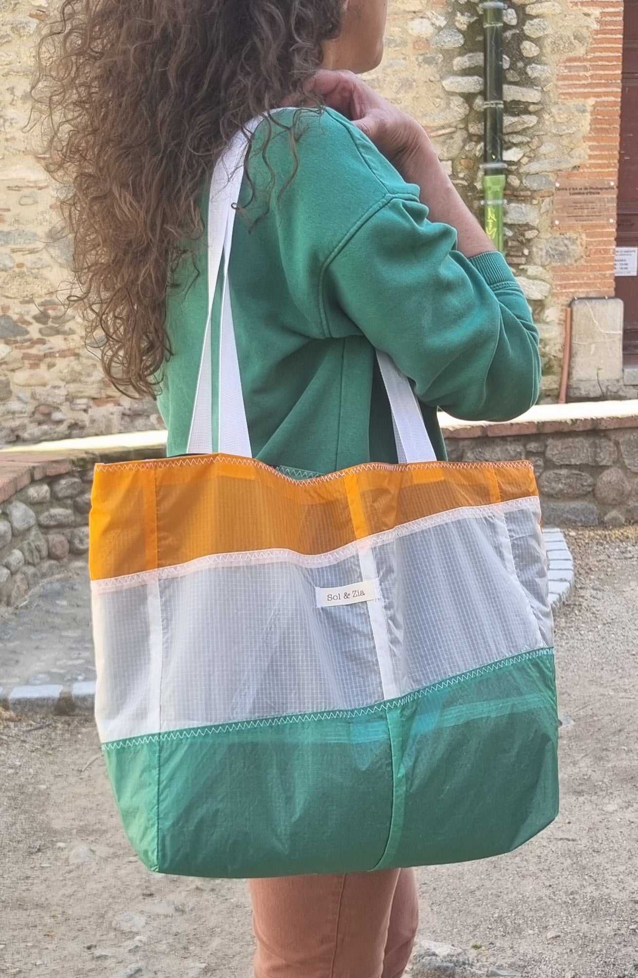 Sac cabas en ailes recyclées taille L