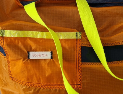 Grand Sac cabas en aile de parapente upcyclée taille XL