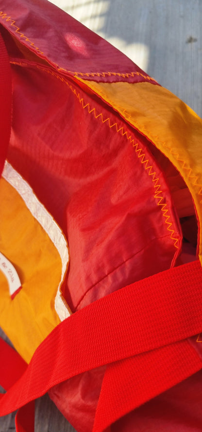 SAC CABAS femme en aile de parapente recyclée Taille L