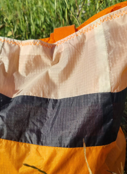 Sac Cabas plage en aile de parapente recyclée taille L