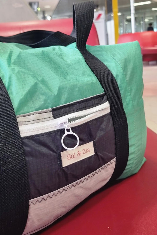 Sac de voyage vert/noir